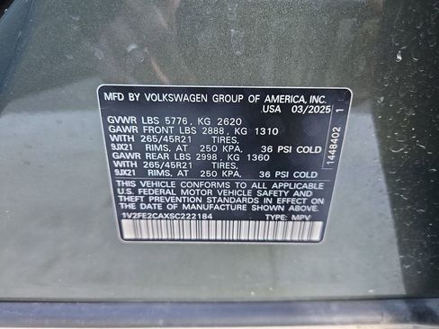 Used 2025 Volkswagen Atlas Cross Sport SEL Premium R-Line image 32