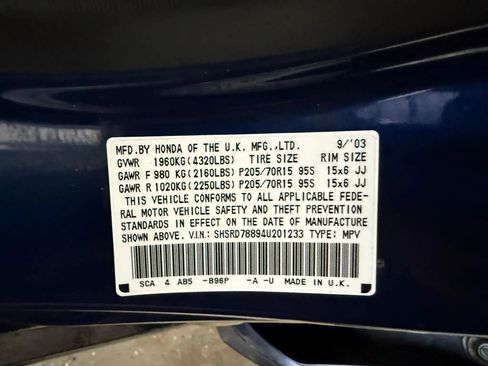 Used 2004 Honda CR-V EX image 33