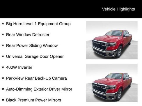 Used 2025 RAM 1500 Big Horn AWD/4WD image 7
