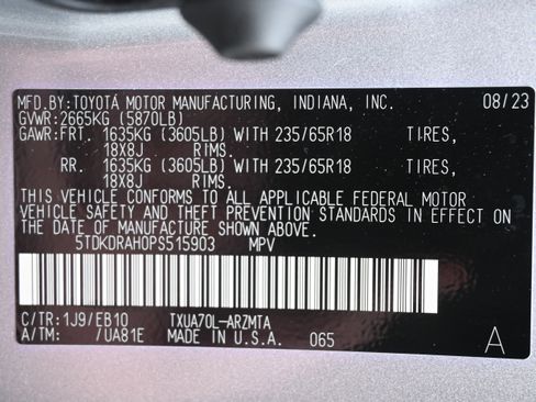 Used 2023 Toyota Highlander XLE image 19