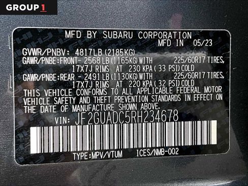 Used 2024 Subaru Crosstrek 2.0i Premium image 35