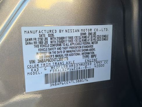 New 2026 Nissan Kicks SV w/ Charging Package FWD image 32
