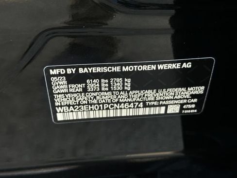 Used 2023 BMW 740i w/ Parking Assistance Package RWD image 62