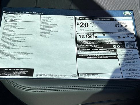 New 2026 Land Rover Defender 110 X-Dynamic SE AWD/4WD image 32