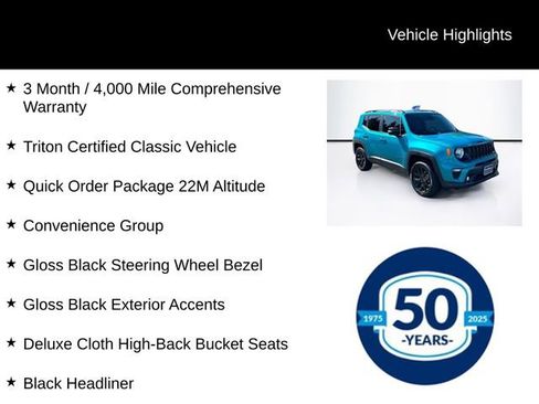 Used 2022 Jeep Renegade Altitude w/ Convenience Group image 10