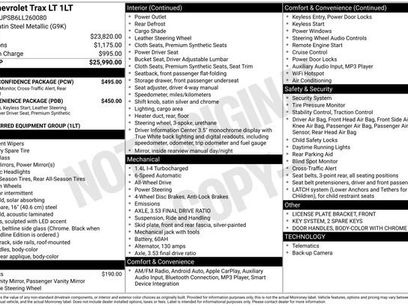 Used 2020 Chevrolet Trax LT w/ Driver Confidence Package