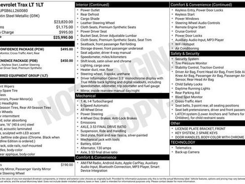 Used 2020 Chevrolet Trax LT w/ Driver Confidence Package image 1