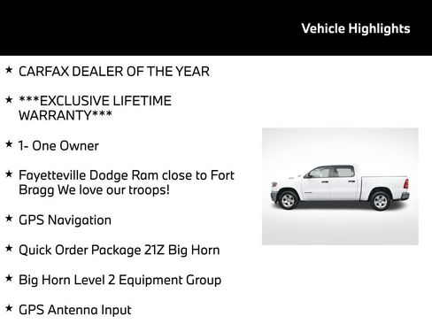 Used 2025 RAM 1500 Big Horn AWD/4WD image 5