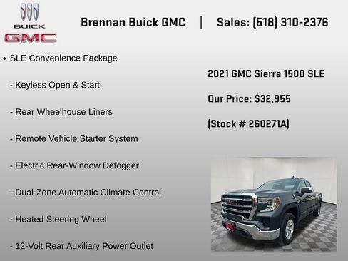 Certified 2021 GMC Sierra 1500 SLE AWD/4WD image 6