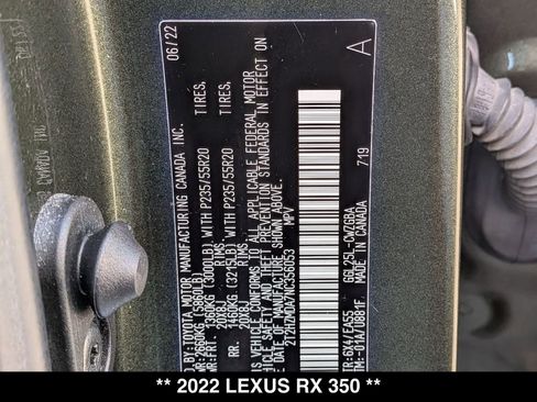 Used 2022 Lexus RX 350 AWD w/ Premium Package image 28