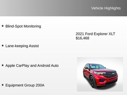 Used 2021 Ford Explorer XLT image 8