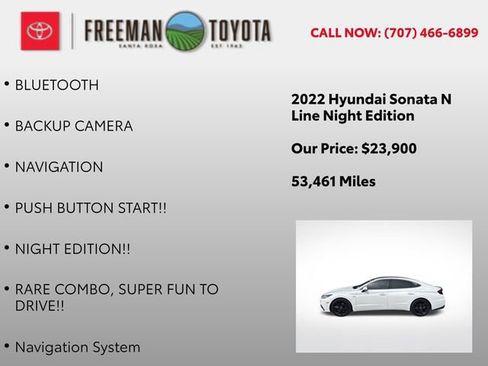 Used 2022 Hyundai Sonata N Line FWD image 9