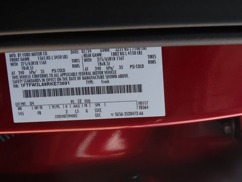 Certified 2024 Ford F150 XLT w/ Equipment Group 302A MID AWD/4WD image 31