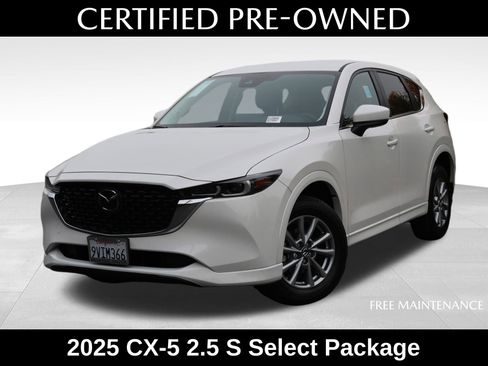 Certified 2025 MAZDA CX-5 AWD 2.5 S w/ Select Package image 1