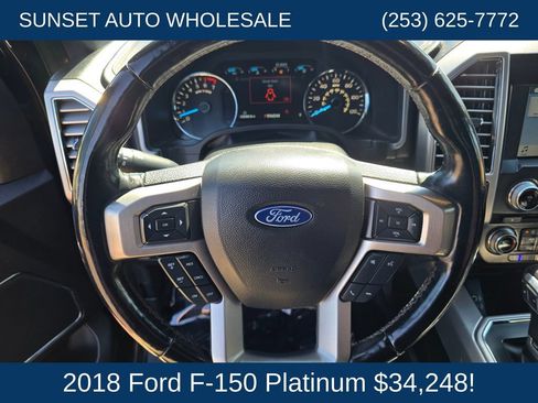 Used 2018 Ford F150 Platinum w/ Max Trailer Tow Package AWD/4WD image 26