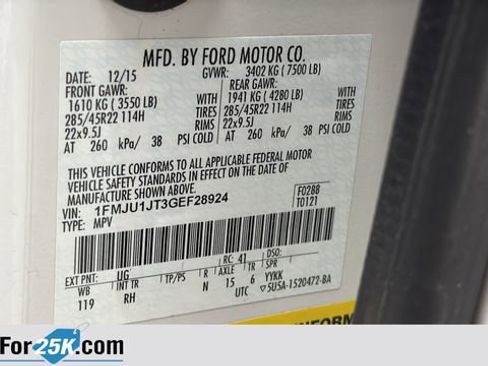 Used 2016 Ford Expedition King Ranch AWD/4WD image 29