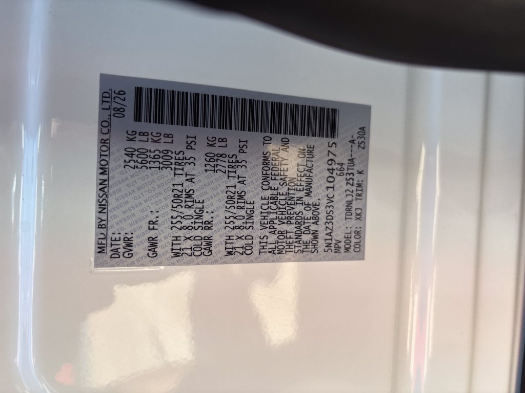 New 2027 Nissan Murano Platinum w/ Cargo Package AWD/4WD image 29