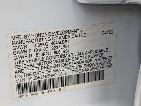 Certified 2022 Acura ILX FWD image 20