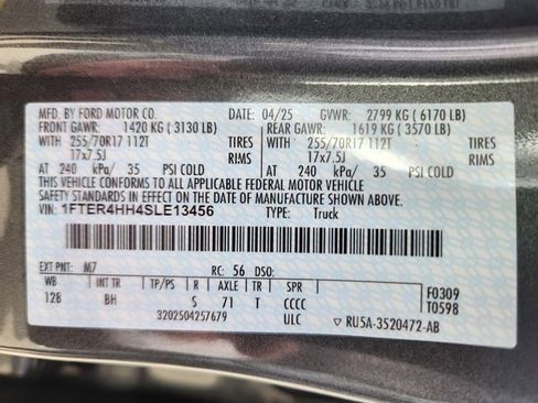 New 2025 Ford Ranger XLT w/ Equipment Group 301A High image 25