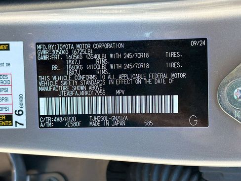 Used 2024 Toyota Land Cruiser 1958 image 43