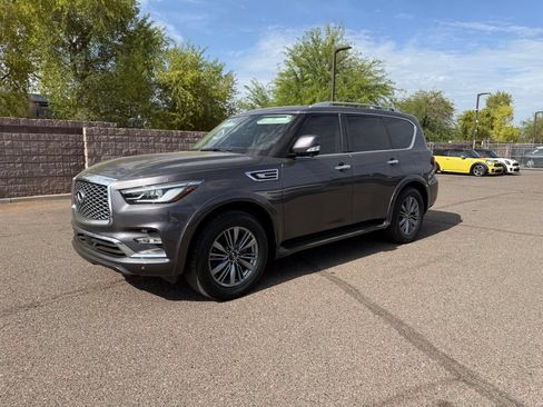 Certified 2023 INFINITI QX80 Luxe w/ All-Season Package RWD image 1