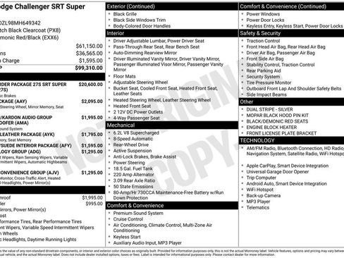 Used 2021 Dodge Challenger SRT Super Stock RWD image 5