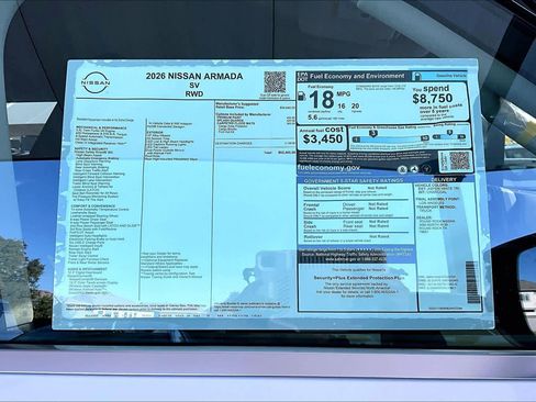 New 2026 Nissan Armada SV image 19