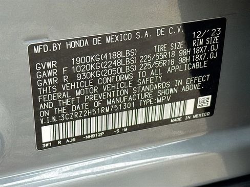 Used 2024 Honda HR-V Sport image 30