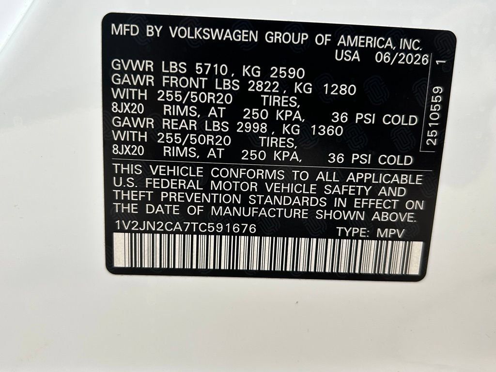 Certified 2026 Volkswagen Atlas SE FWD image 48