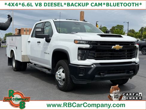 Used 2024 Chevrolet Silverado 3500 W/T w/ Snow Plow Prep Package AWD/4WD image 1