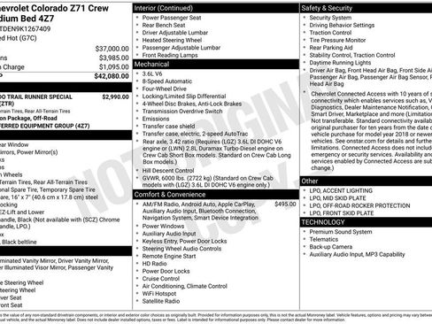 Used 2019 Chevrolet Colorado Z71 image 7