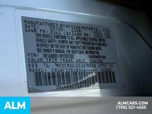 Used 2022 Nissan Sentra SV FWD image 23