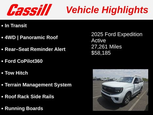 Used 2025 Ford Expedition Active AWD/4WD image 3