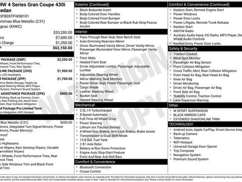 Used 2026 BMW 430i xDrive w/ M Sport Package AWD/4WD image 5