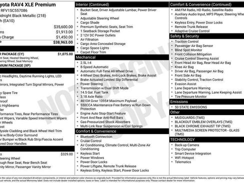New 2025 Toyota RAV4 XLE Premium w/ Weather Package image 55