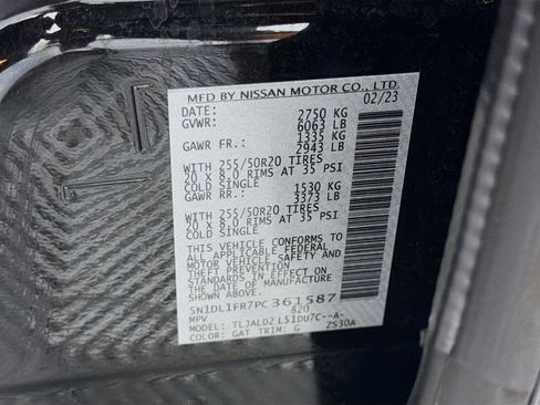Used 2023 INFINITI QX60 Luxe w/ Cargo Package FWD image 12