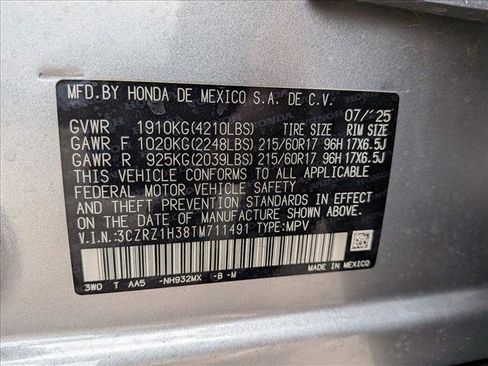 Certified 2026 Honda HR-V LX image 22