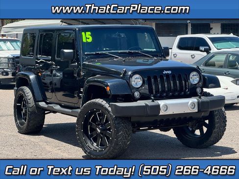 Used 2015 Jeep Wrangler Unlimited Sahara AWD/4WD image 1