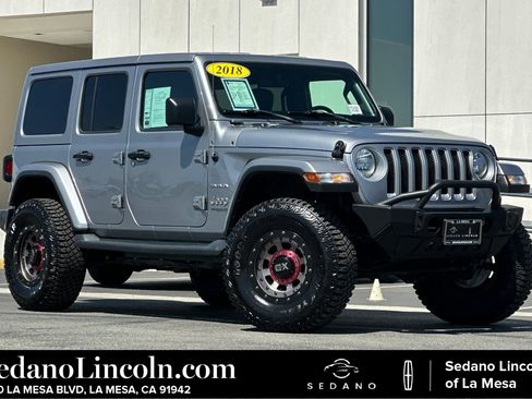 Used 2018 Jeep Wrangler Unlimited Sahara image 1