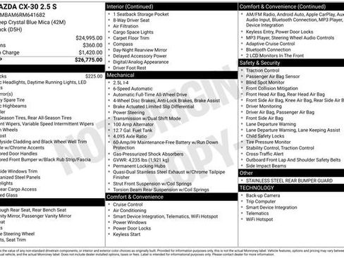 Certified 2024 MAZDA CX-30 AWD 2.5 S image 5