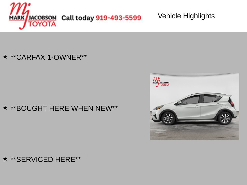 Used 2018 Toyota Prius C Two FWD image 5