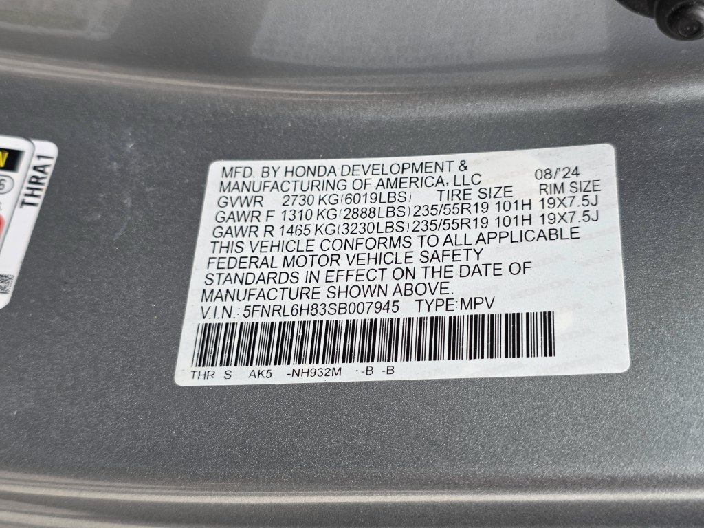 Used 2025 Honda Odyssey Touring image 18