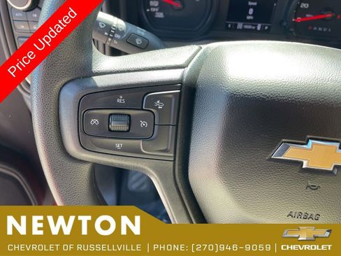Used 2024 Chevrolet Silverado 1500 Custom w/ Turbomax Blackout Package AWD/4WD image 13