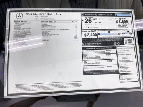 New 2026 Mercedes-Benz GLC 300 GLC 300 image 19