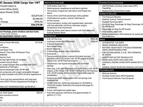Used 2015 GMC Savana 3500 RWD image 22