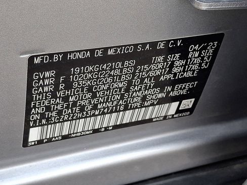 Used 2023 Honda HR-V LX image 27