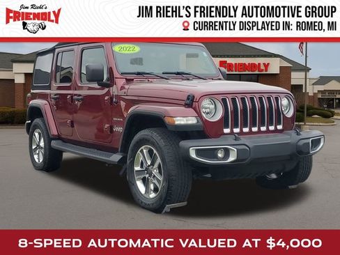 Used 2022 Jeep Wrangler Unlimited Sahara w/ Cold Weather Group image 1
