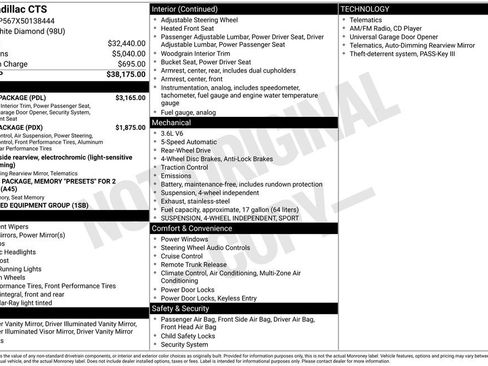 Used 2005 Cadillac CTS 3.6 w/ Luxury Package image 2