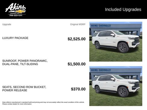 Used 2023 Chevrolet Tahoe Z71 w/ Luxury Package AWD/4WD image 5