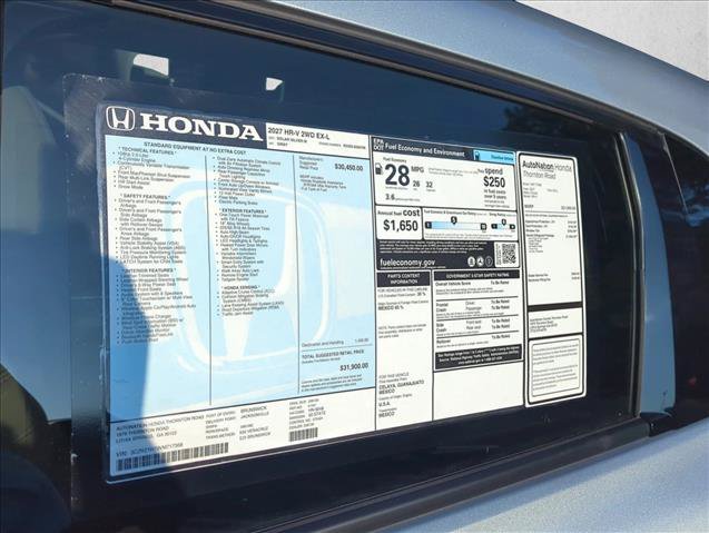 New 2027 Honda HR-V EX-L image 21